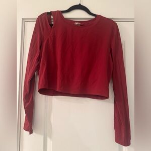 Calia Long Sleeve Crop Top